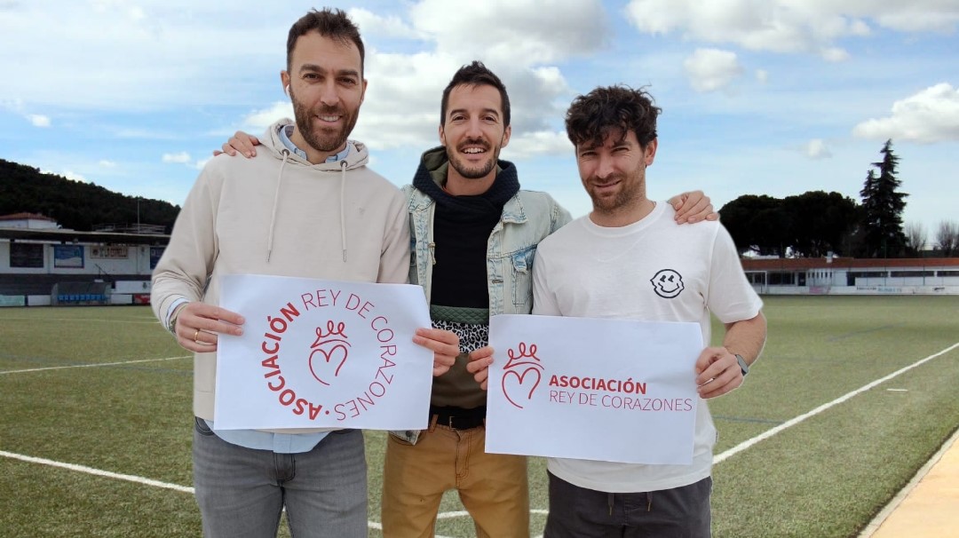 David con sus dos salvadores