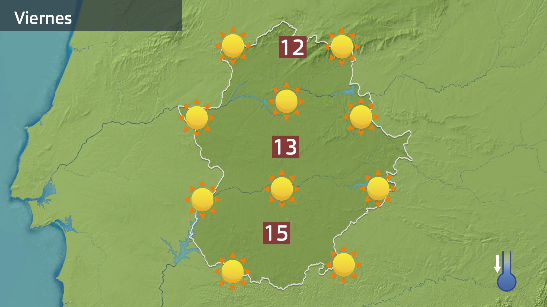 Mapa de previsión para hoy viernes 31 de enero