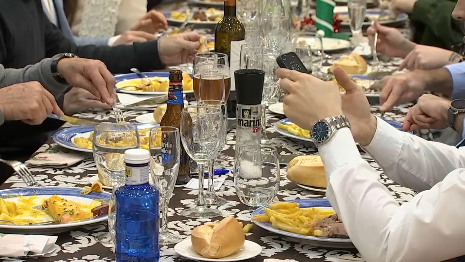 comida navidad yate