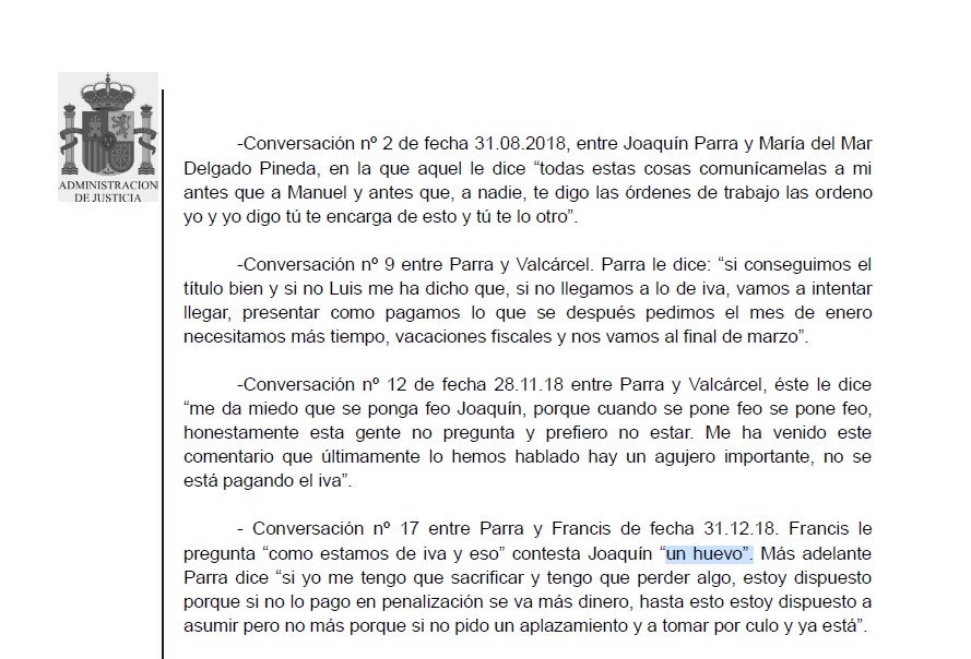 conversión parra