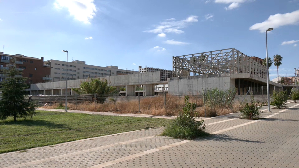 Edificio en construcción en una imagen de archivo