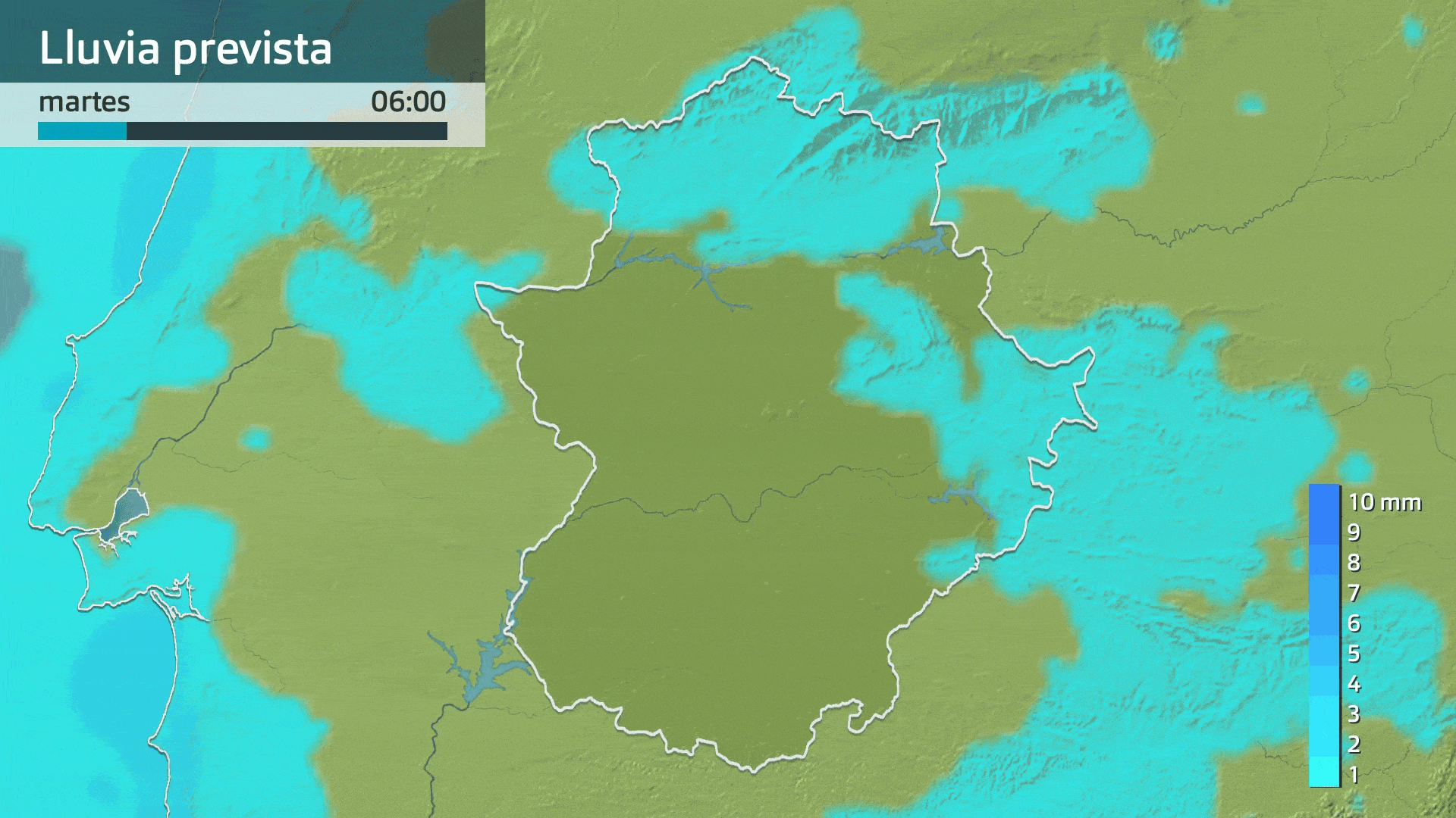 lluvia prevista
