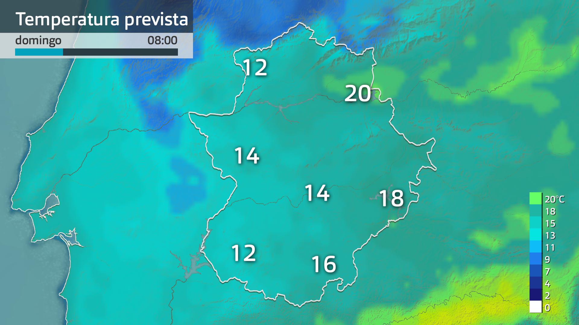 Temperatura mínima prevista