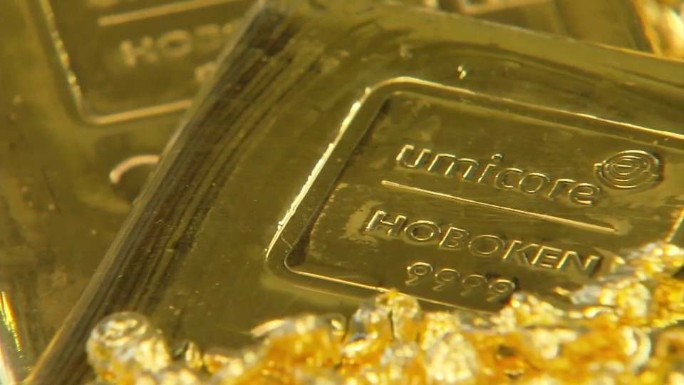 Lingotes de oro