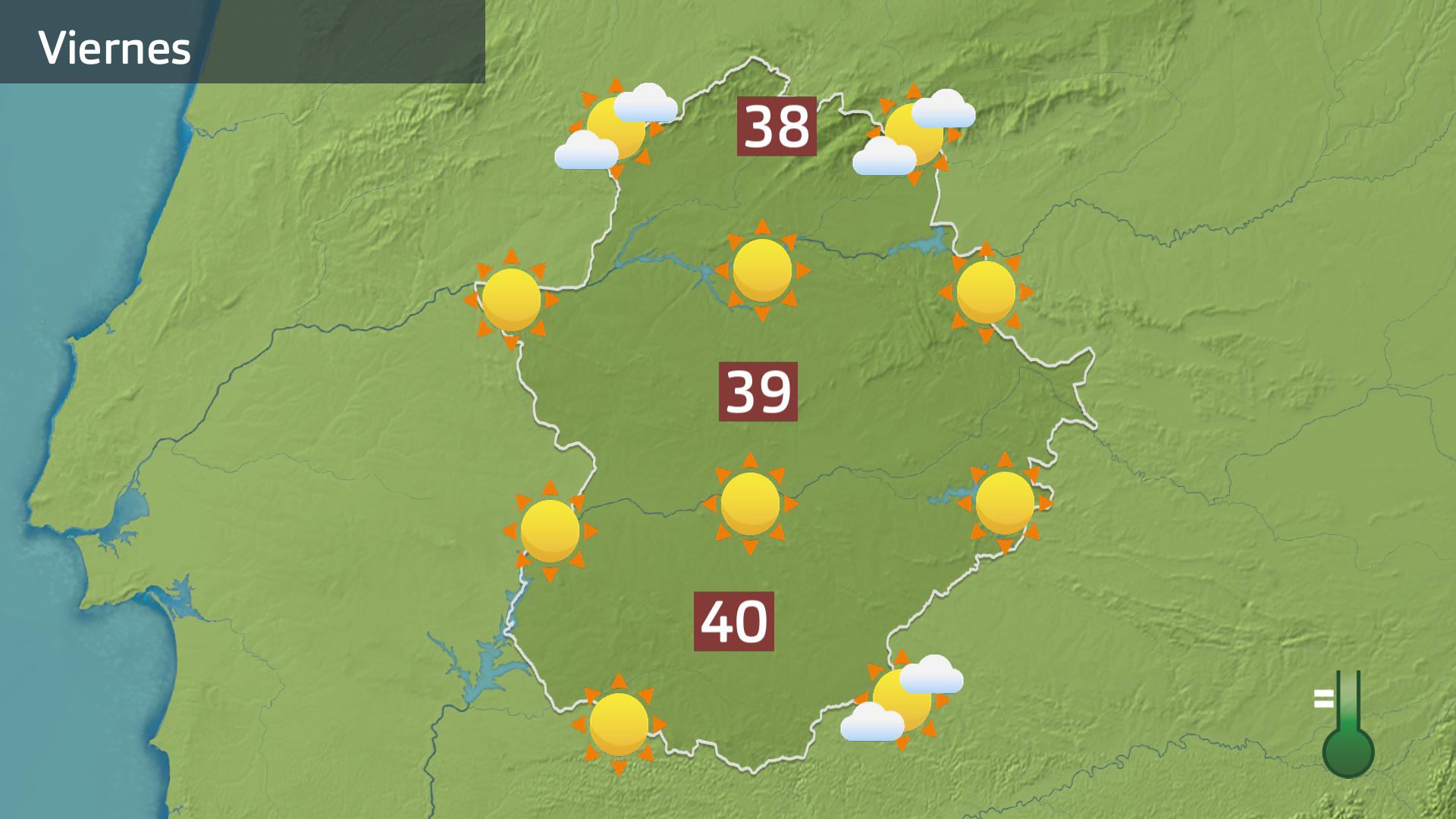 Previsión para el viernes 26 de julio