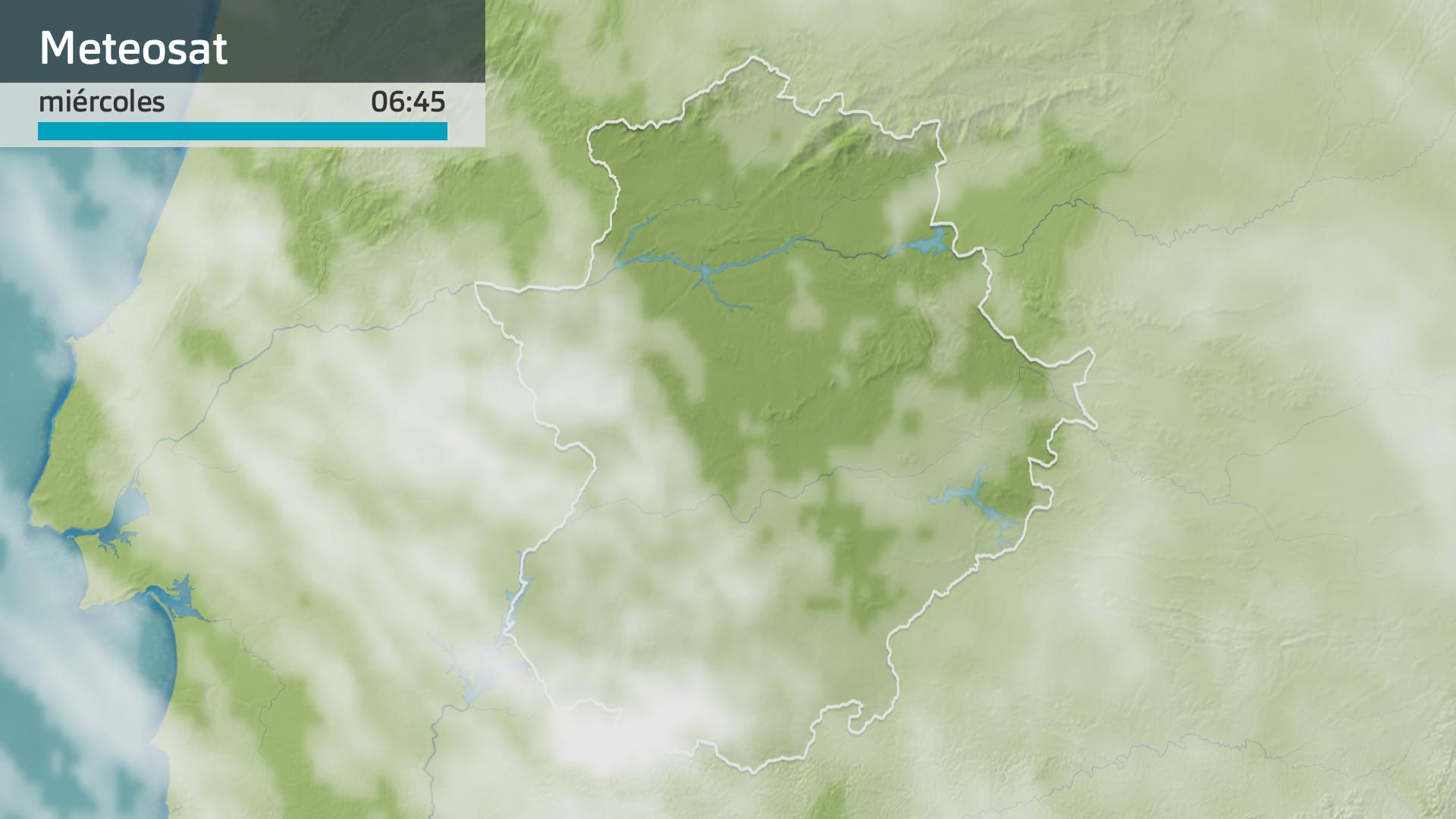 Imagen del Meteosat miércoles 13 de marzo 6:45 h.