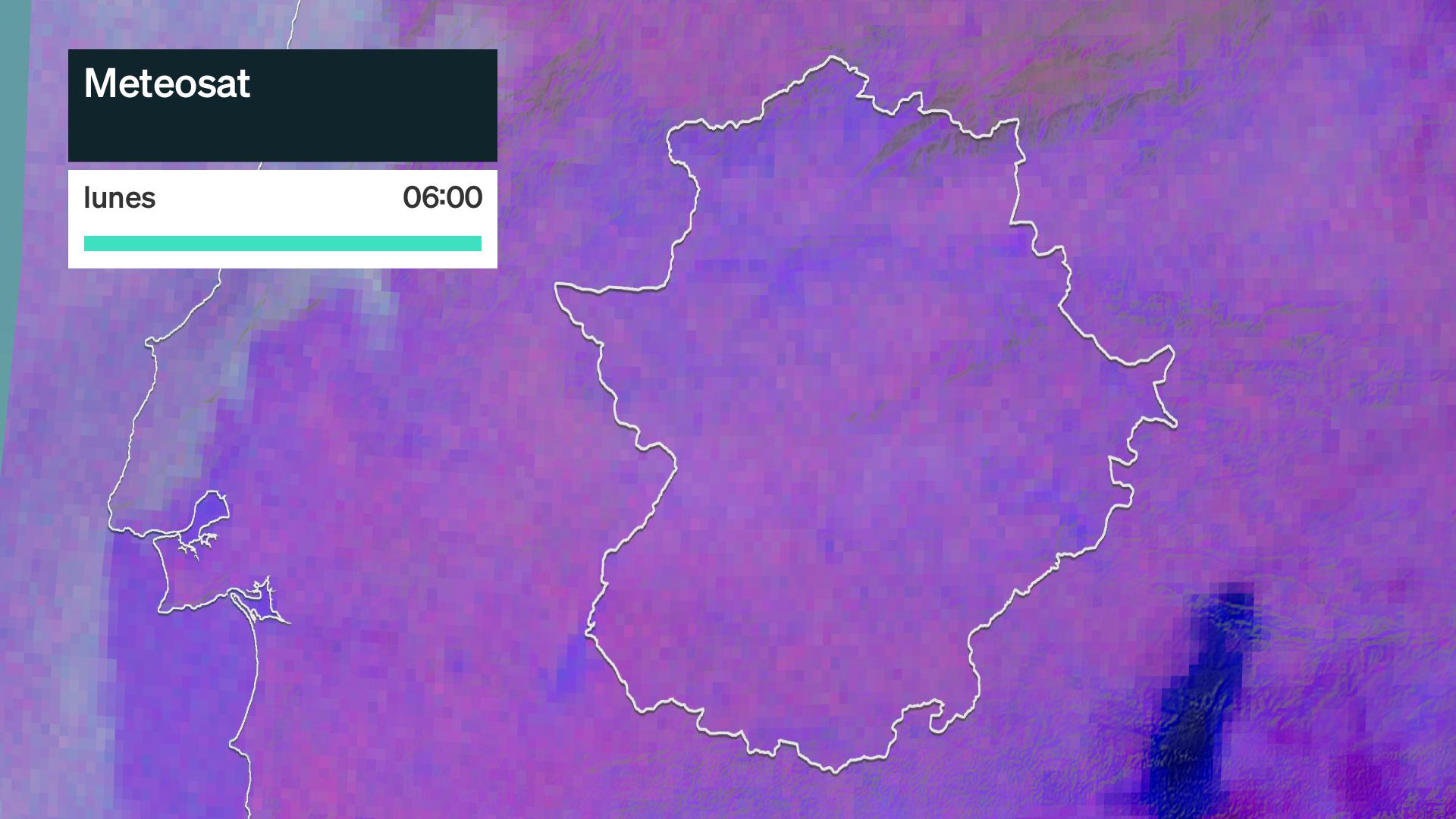 Imagen del Meteosat lunes 1 de junio 6 h.