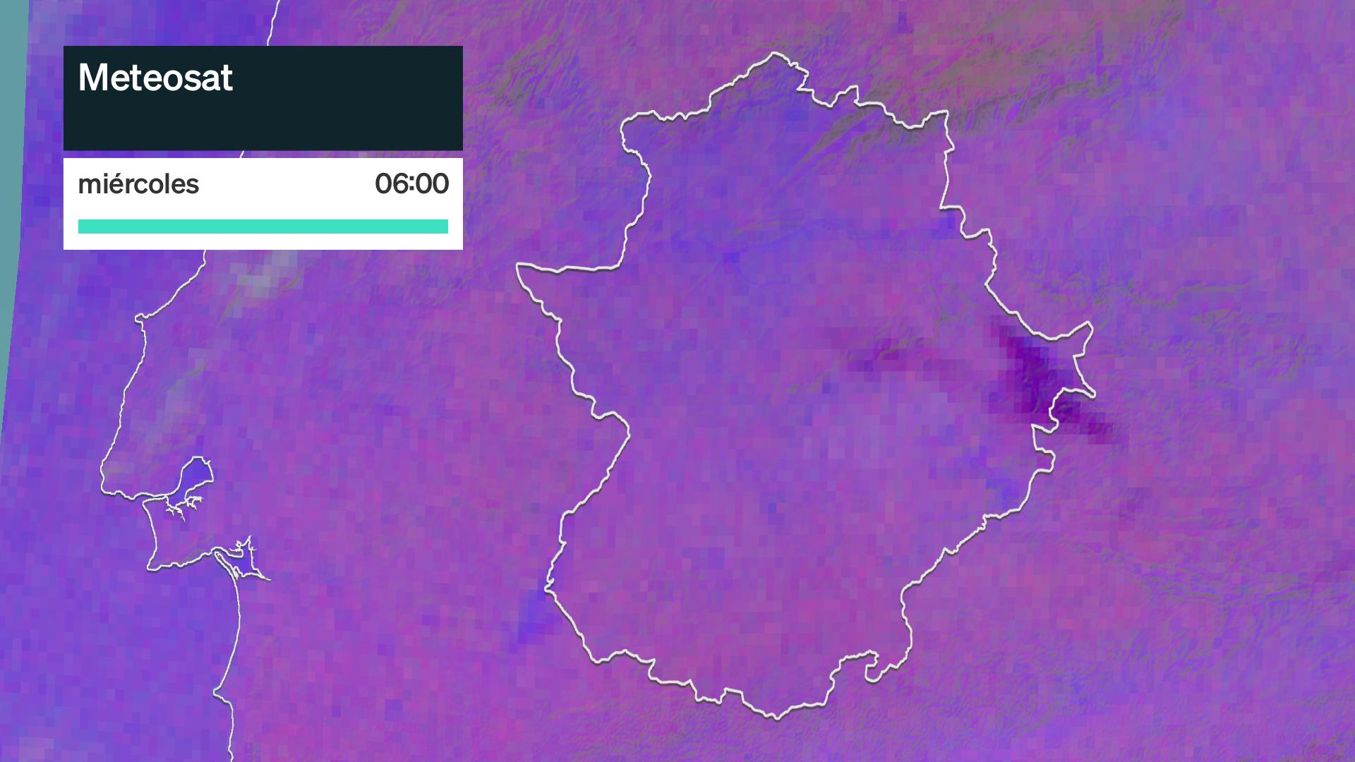 Imagen del Meteosat miércoles 3 de junio 6 h.
