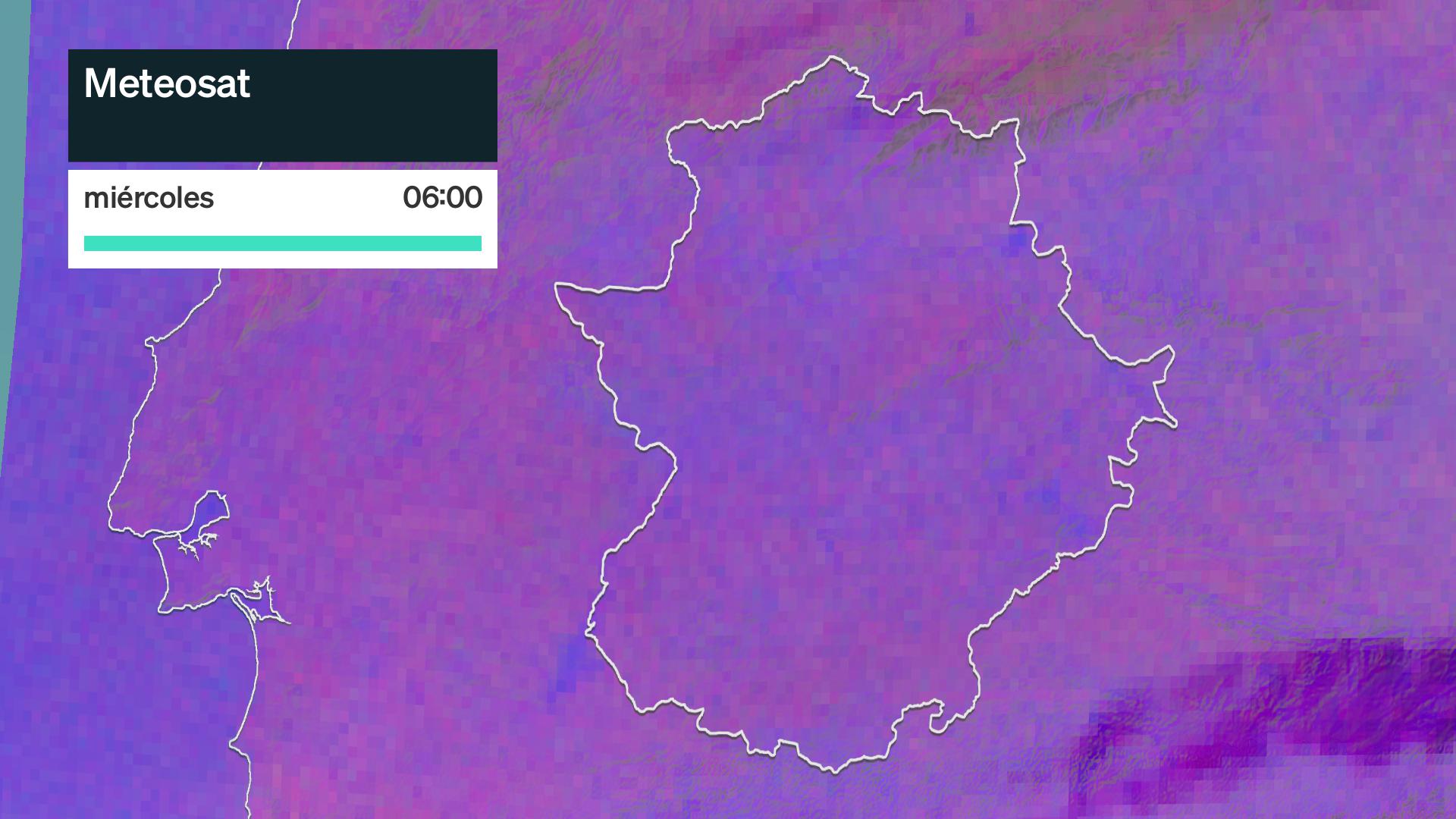 Imagen del Meteosat miércoles 10 de junio 6 h.