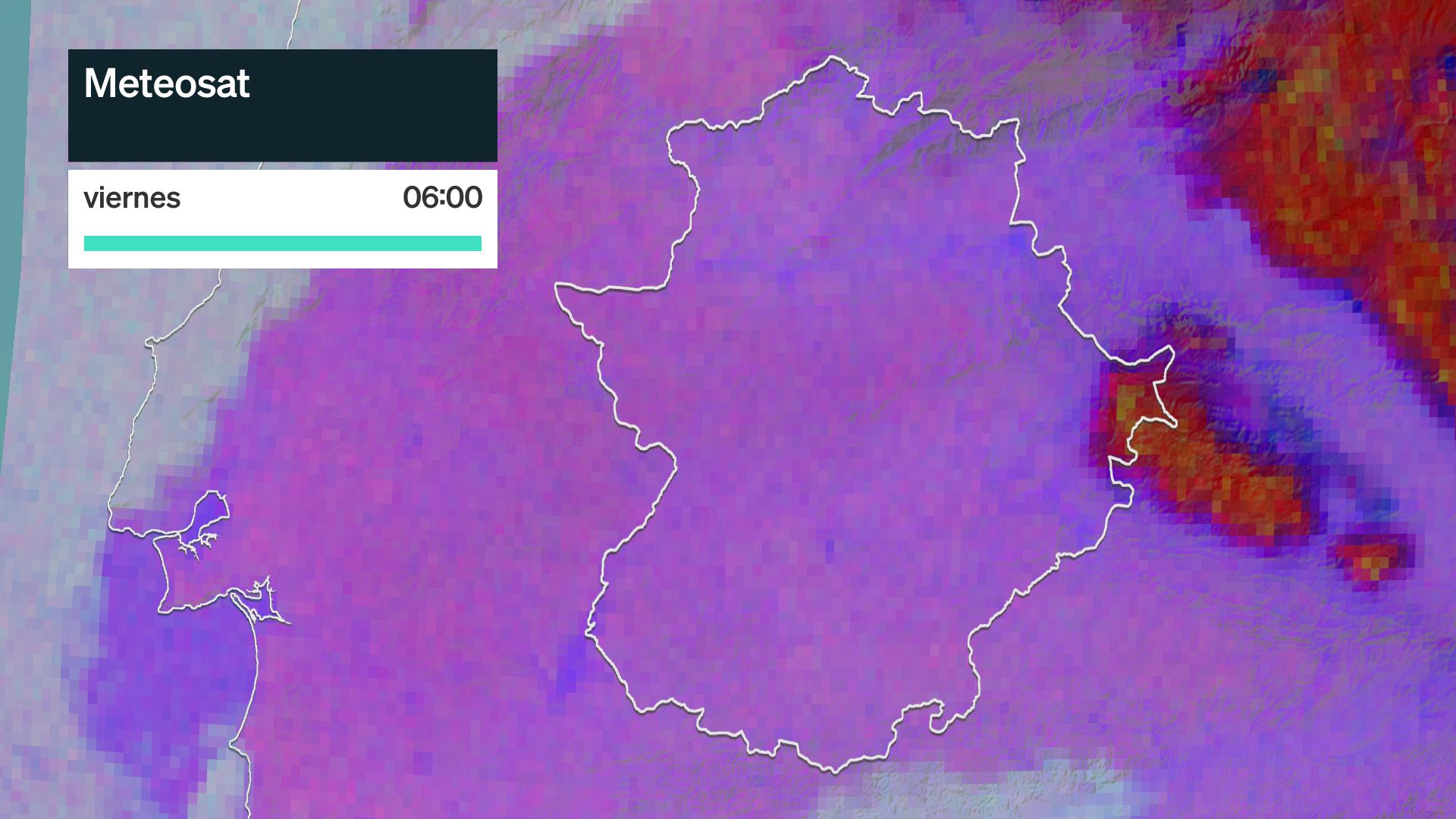 Imagen del Meteosat viernes 10 de julio 6 h.
