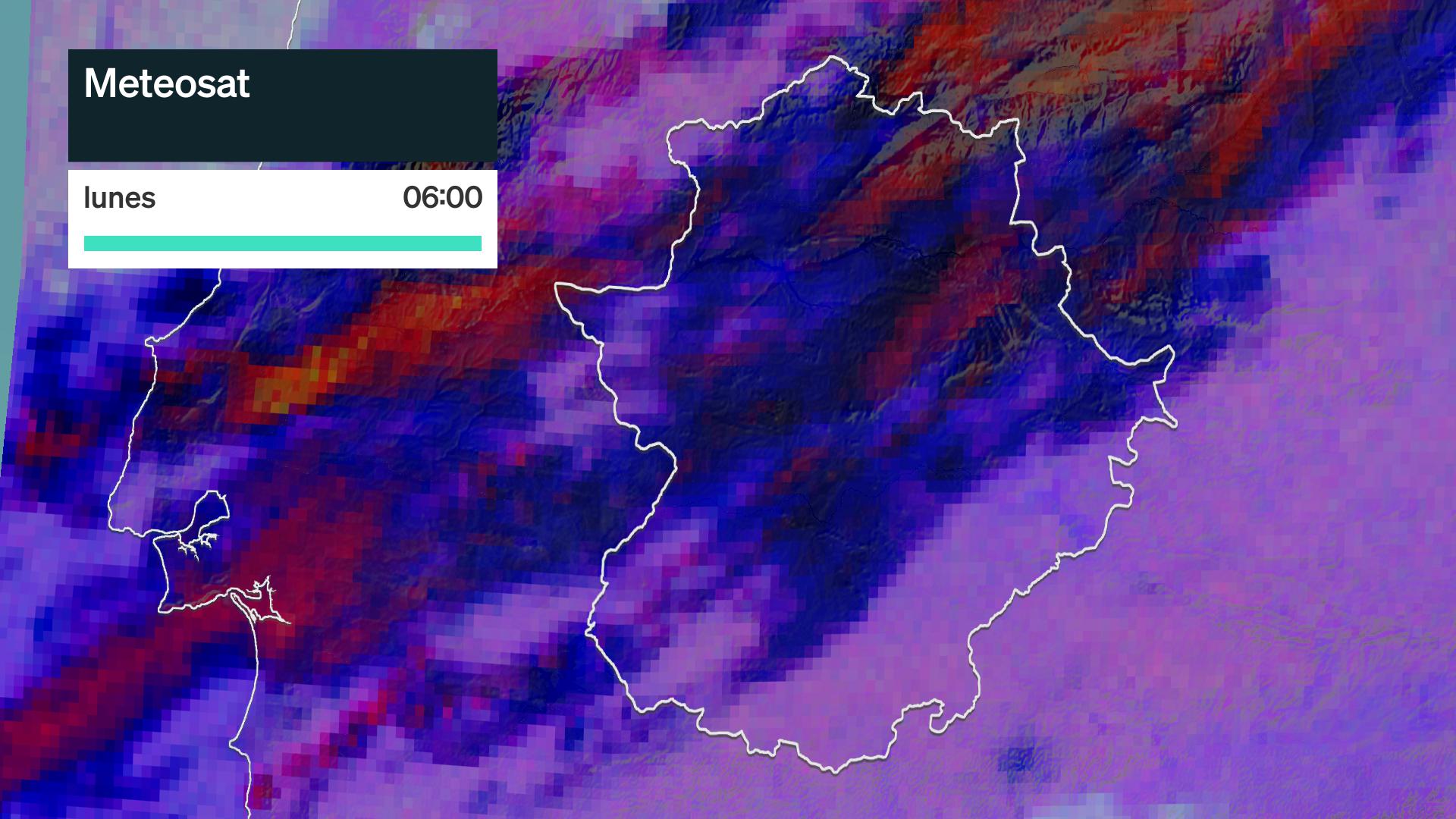 Imagen del Meteosat lunes 13 de julio 6 h.