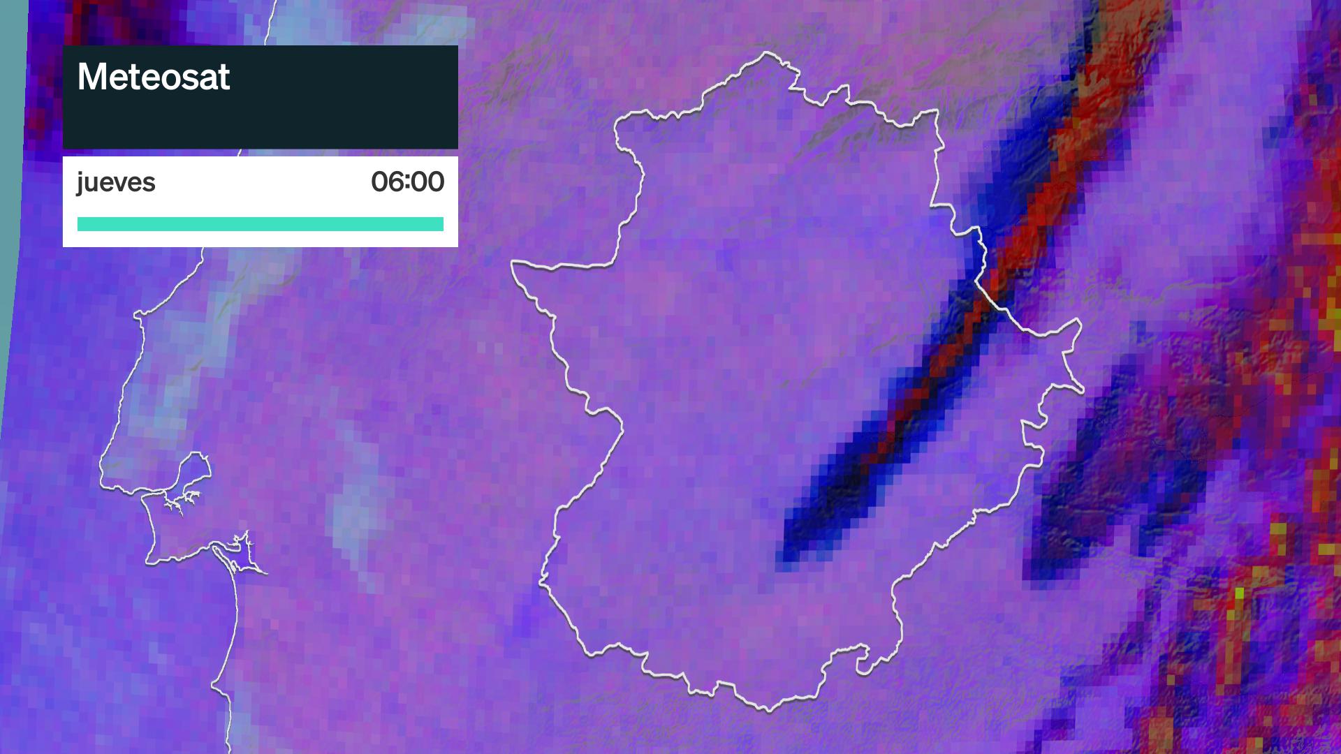 Imagen del Meteosat jueves 16 de julio 6 h.