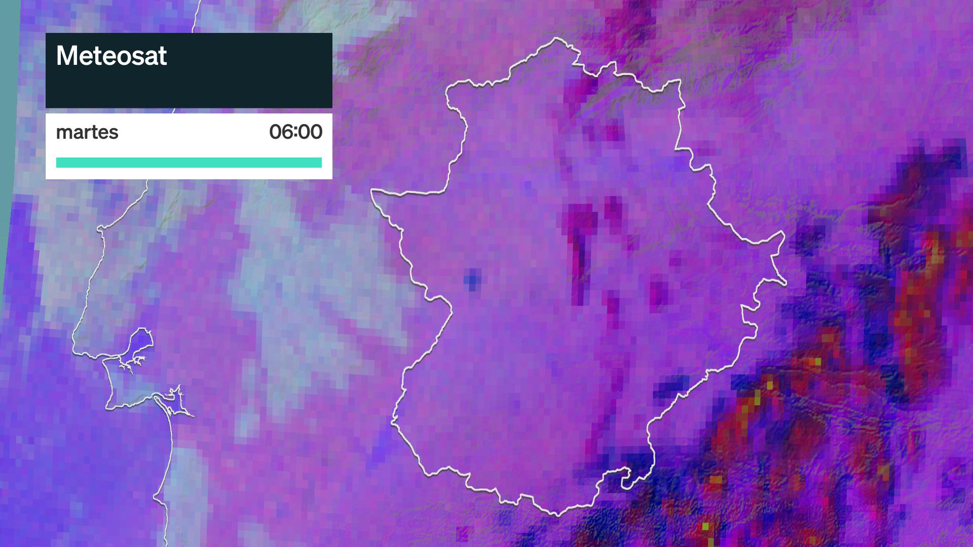 Imagen del Meteosat martes 21 de julio 6 h.