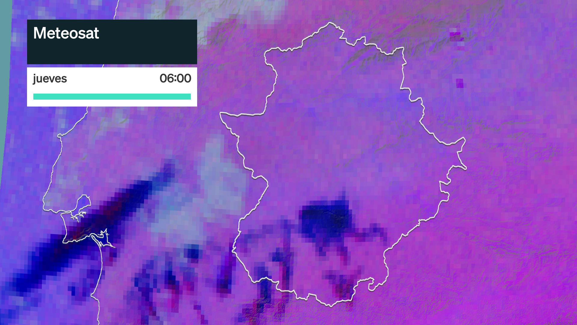 Imagen del Meteosat jueves 23 de julio 6 h.