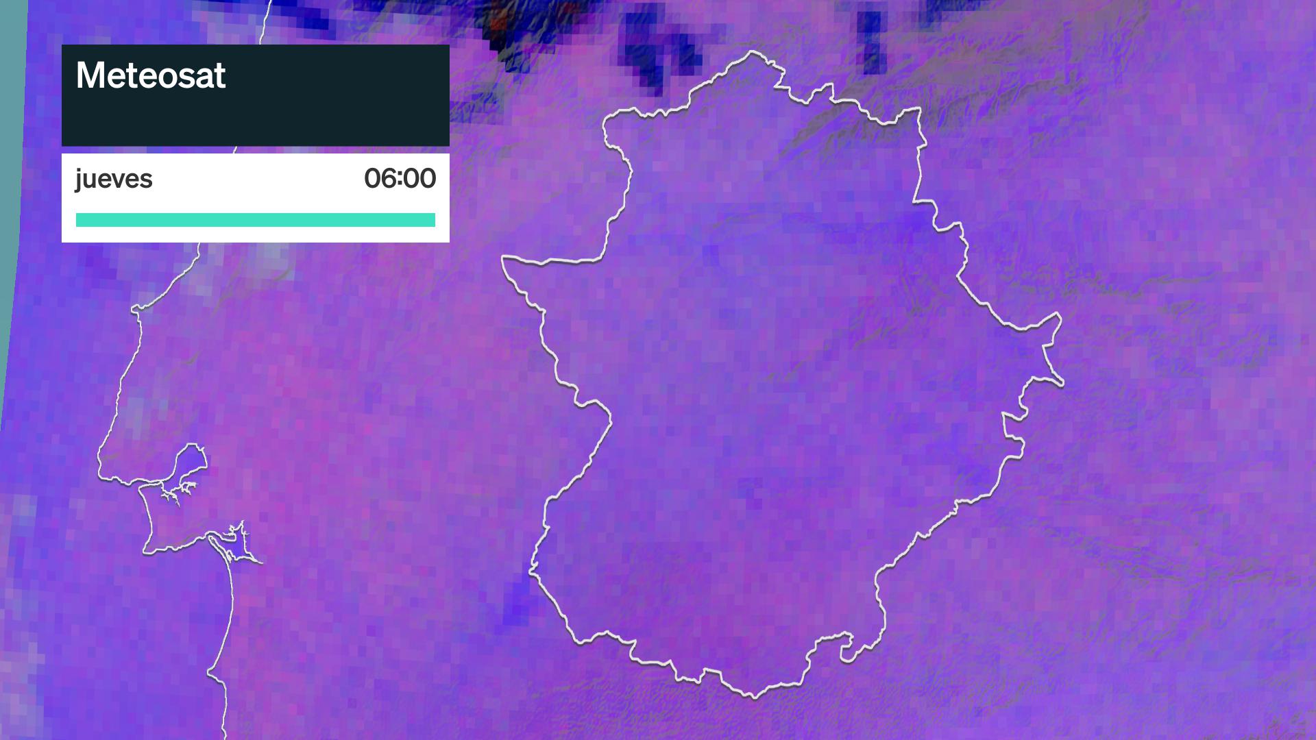 Imagen del Meteosat jueves 30 de julio 6 h.