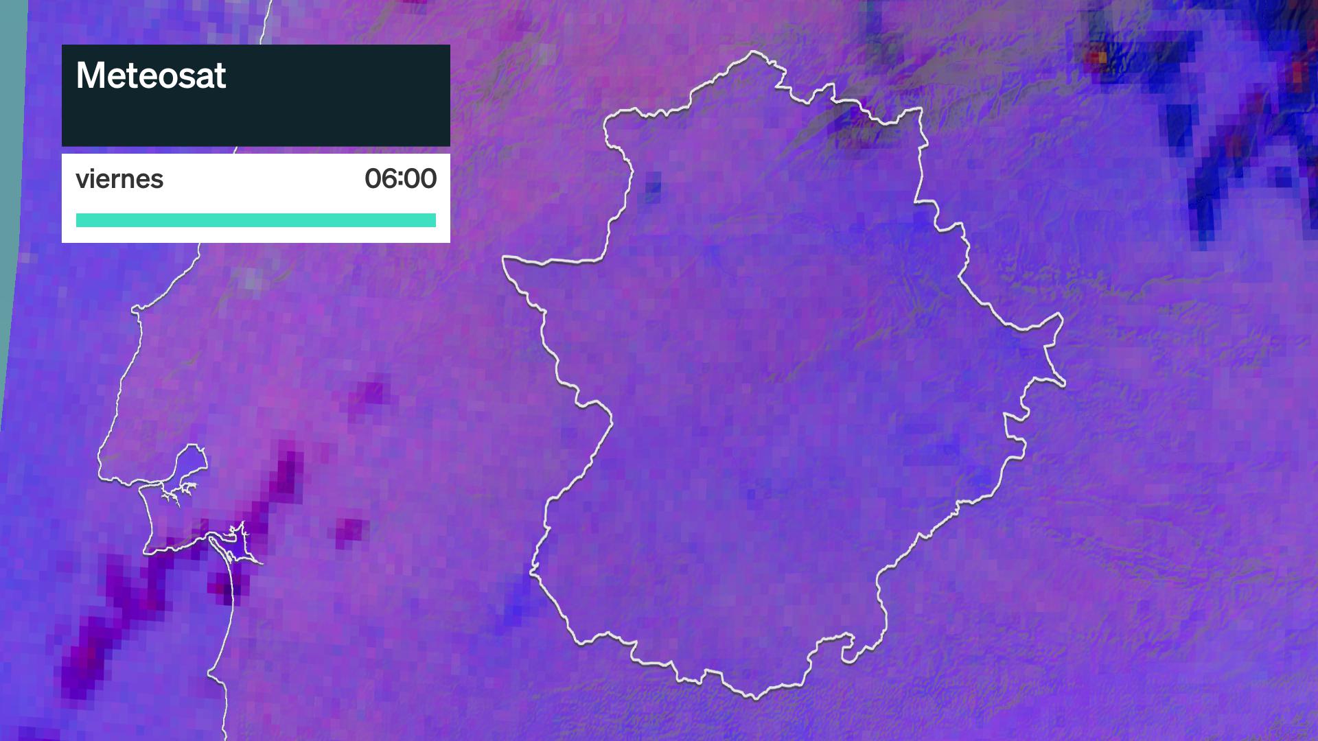 Imagen del Meteosat viernes 31 de julio 6 h.