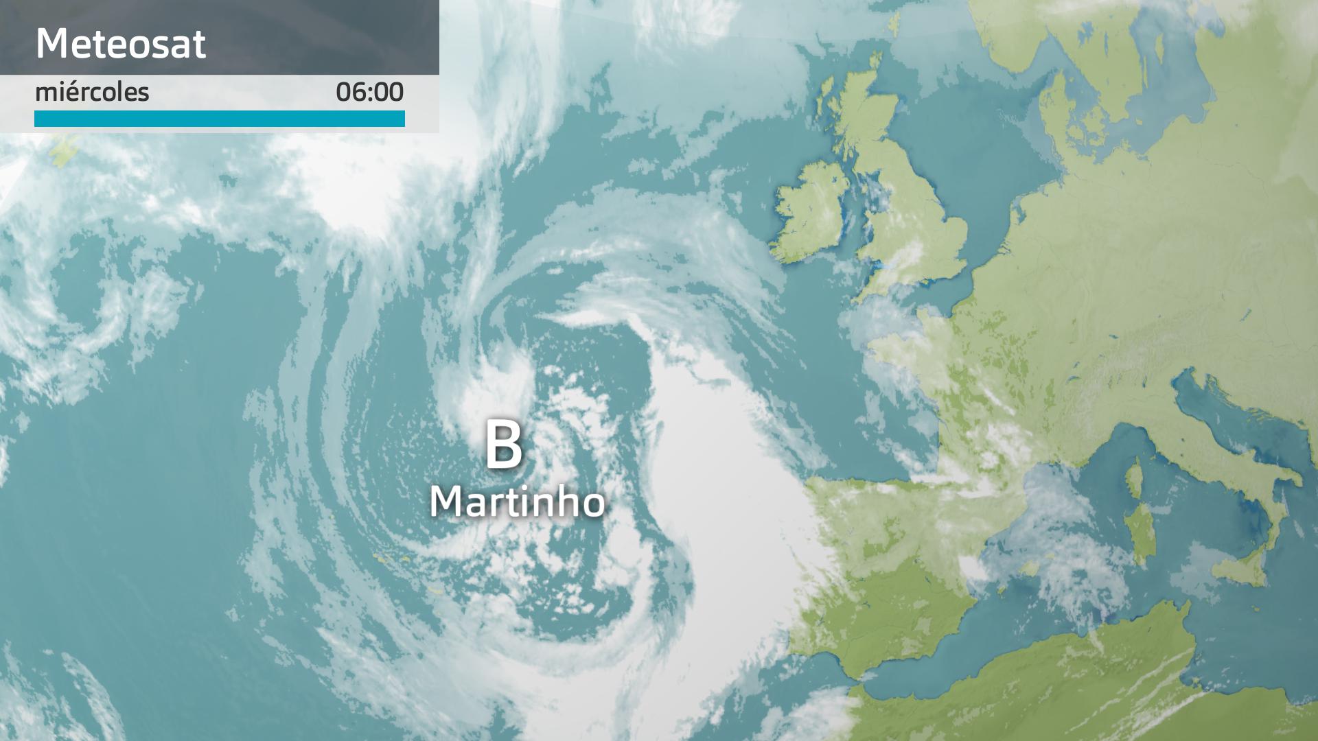 Imagen del Meteosat miércoles 19 de marzo 6 h.