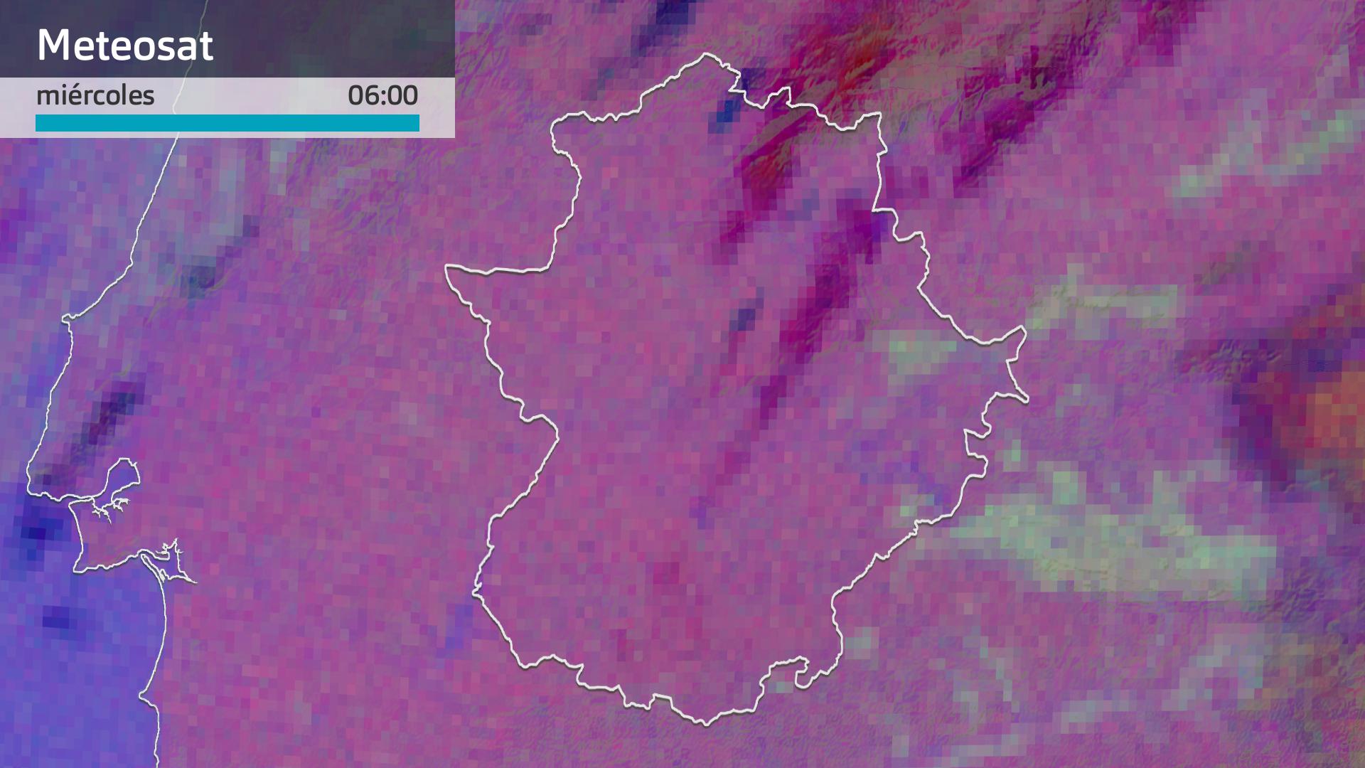 Imagen del Meteosat miércoles 11 de marzo 6 h.