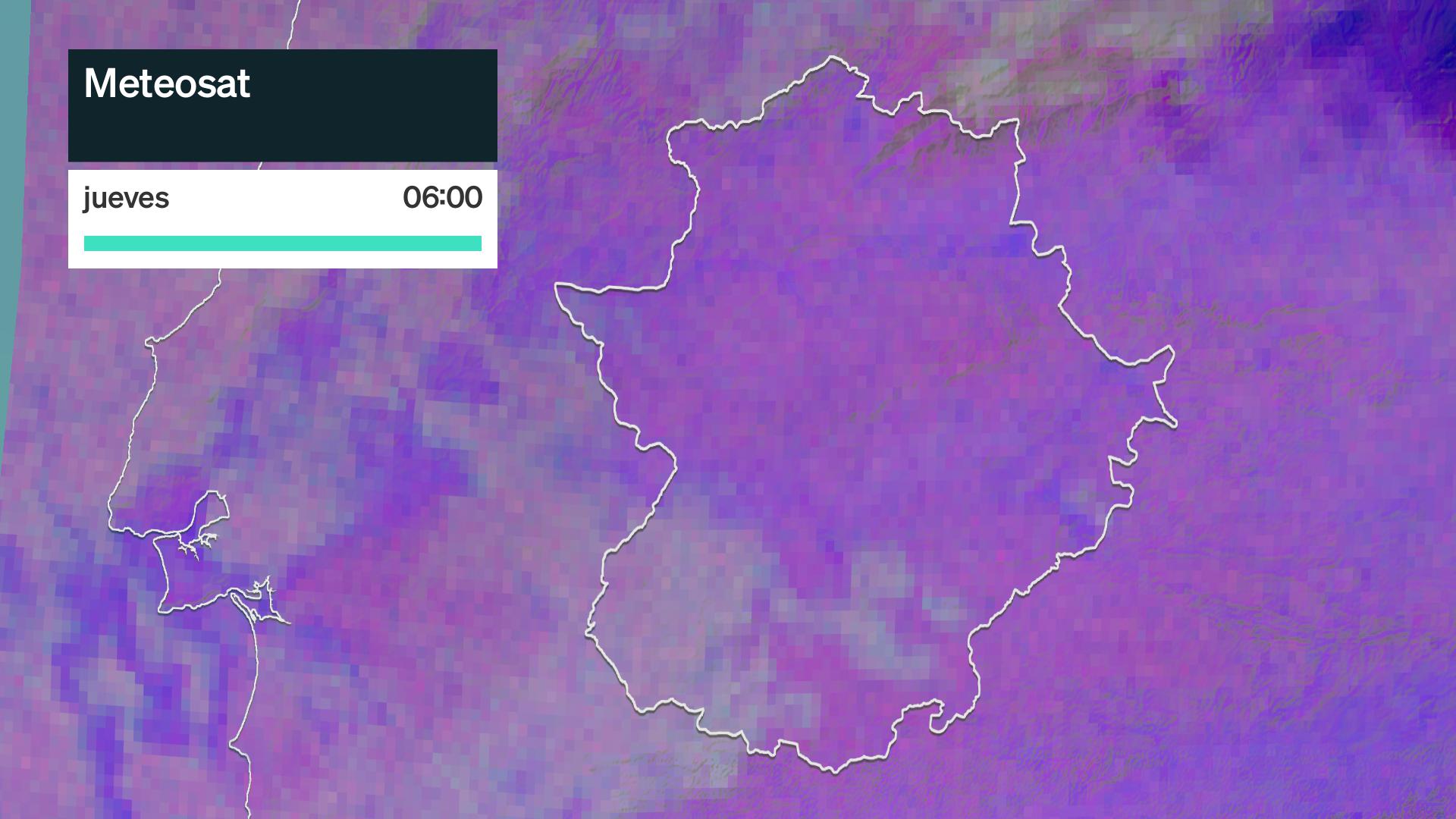 Imagen del Meteosat jueves 4 de junio 6 h.
