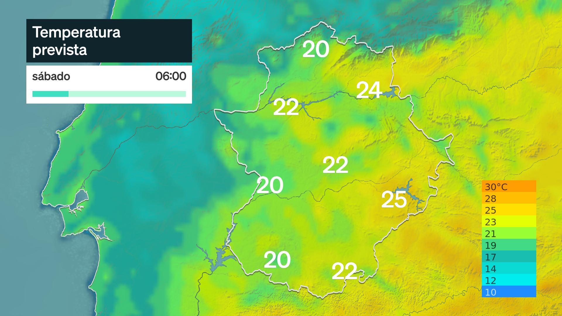 Temperatura mínima prevista