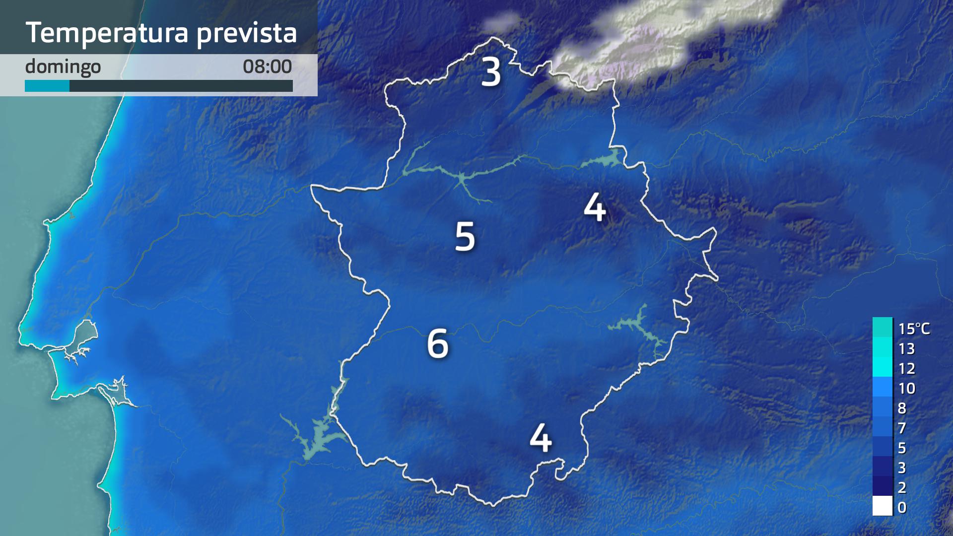 Temperatura mínima prevista
