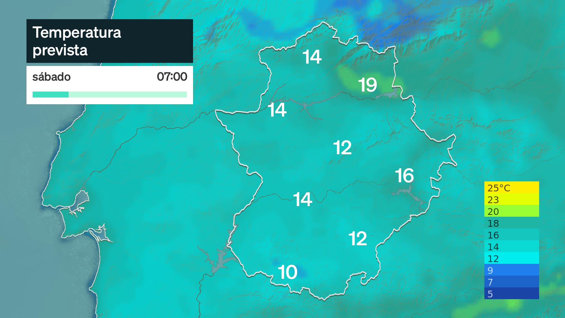 Temperatura mínima prevista