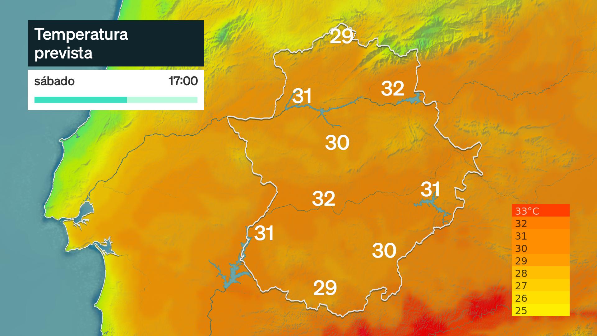 Temperatura máxima pevista