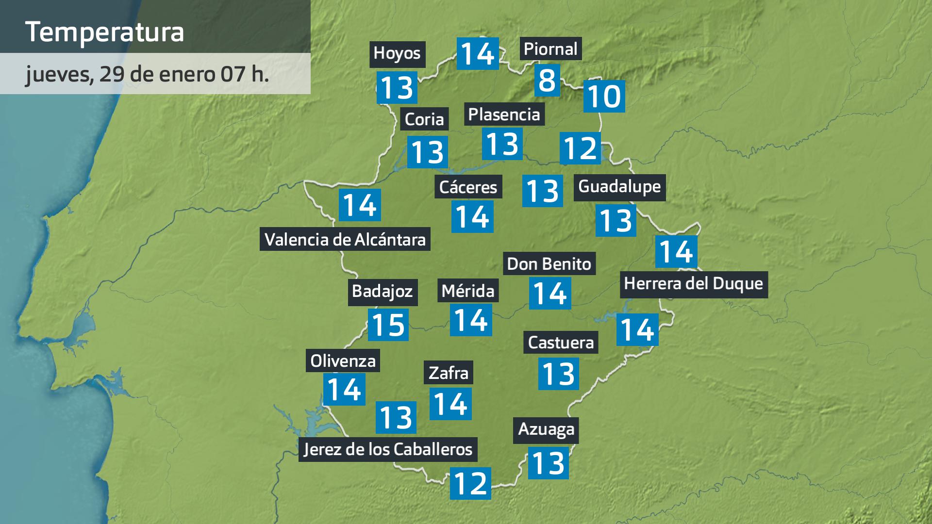 Previsión Extremadura