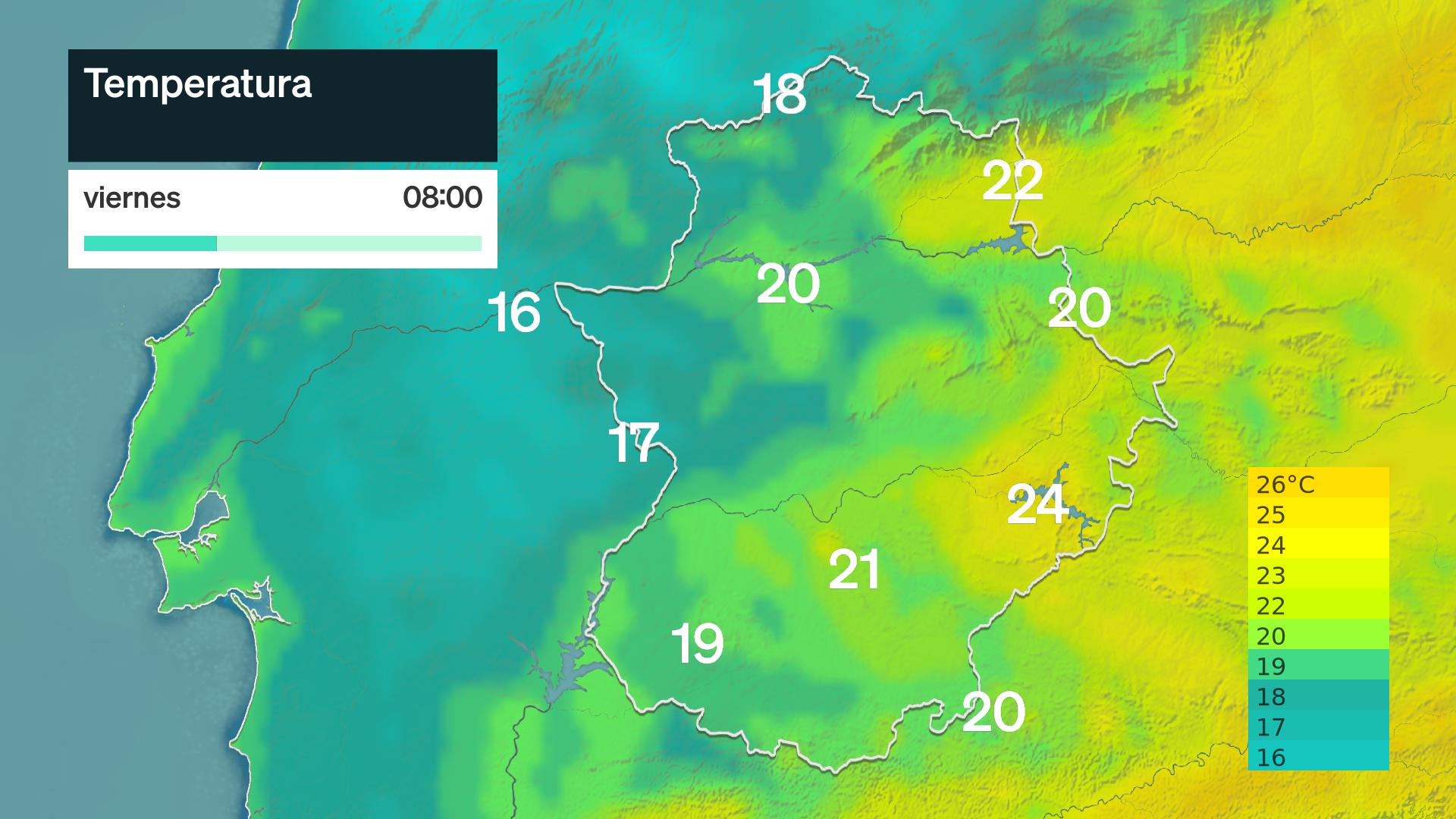 Temperatura mínima prevista