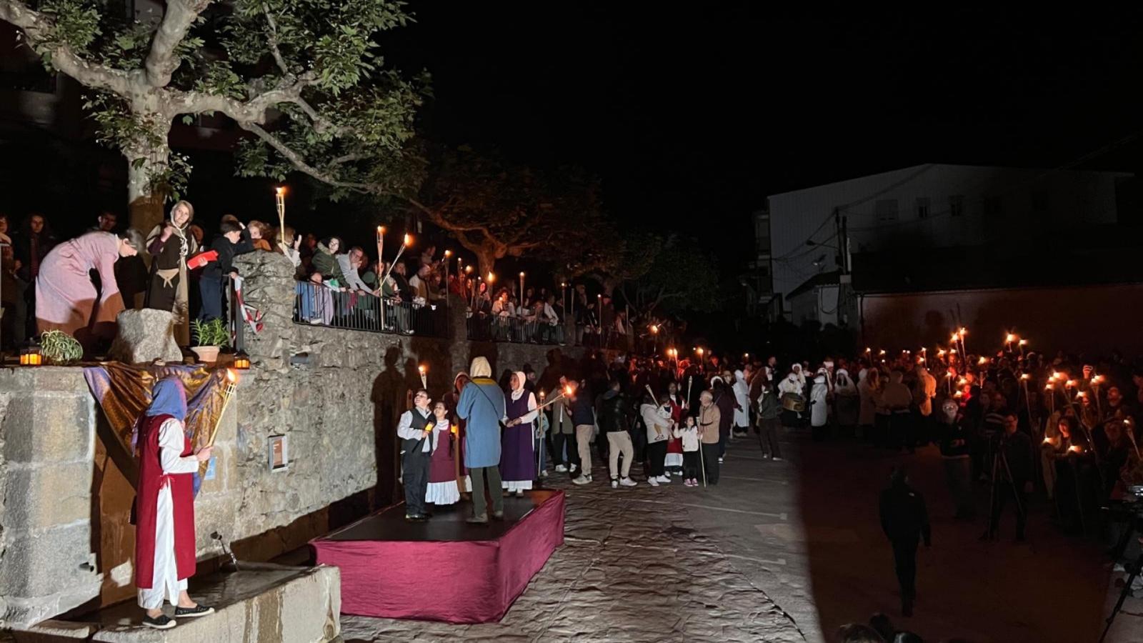 Recreación de la leyenda "Ya tornan las vacas"