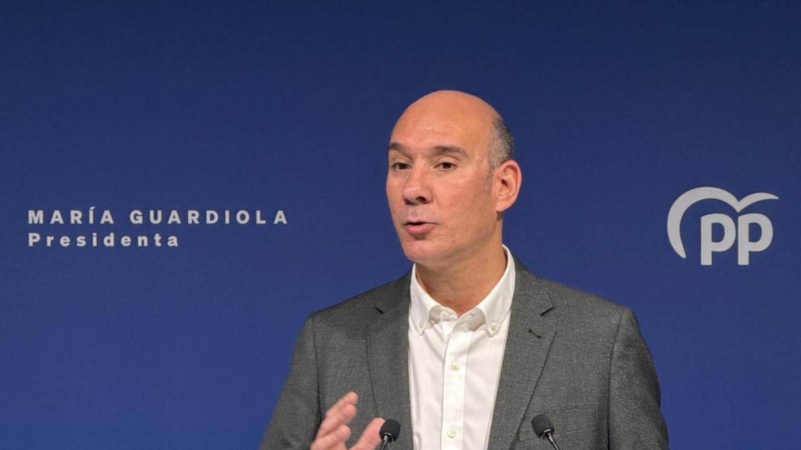 Portavoz del PP de Extremadura, José Ángel Sánchez Juliá