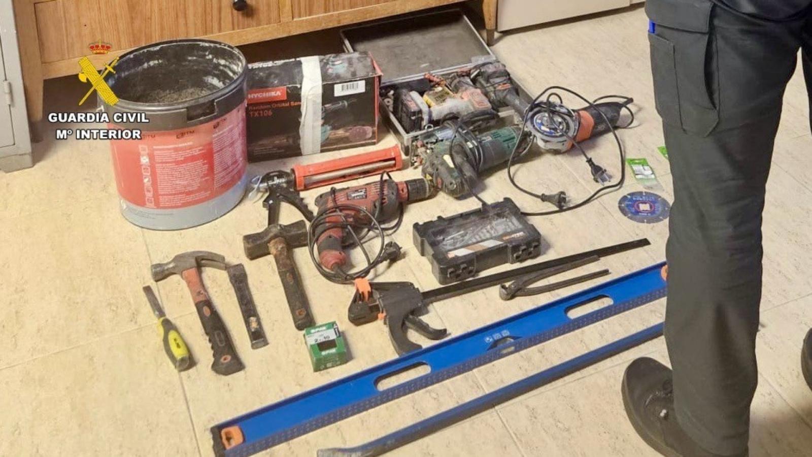 Herramienta recuperada tras un robo en Jarandilla de la Vera