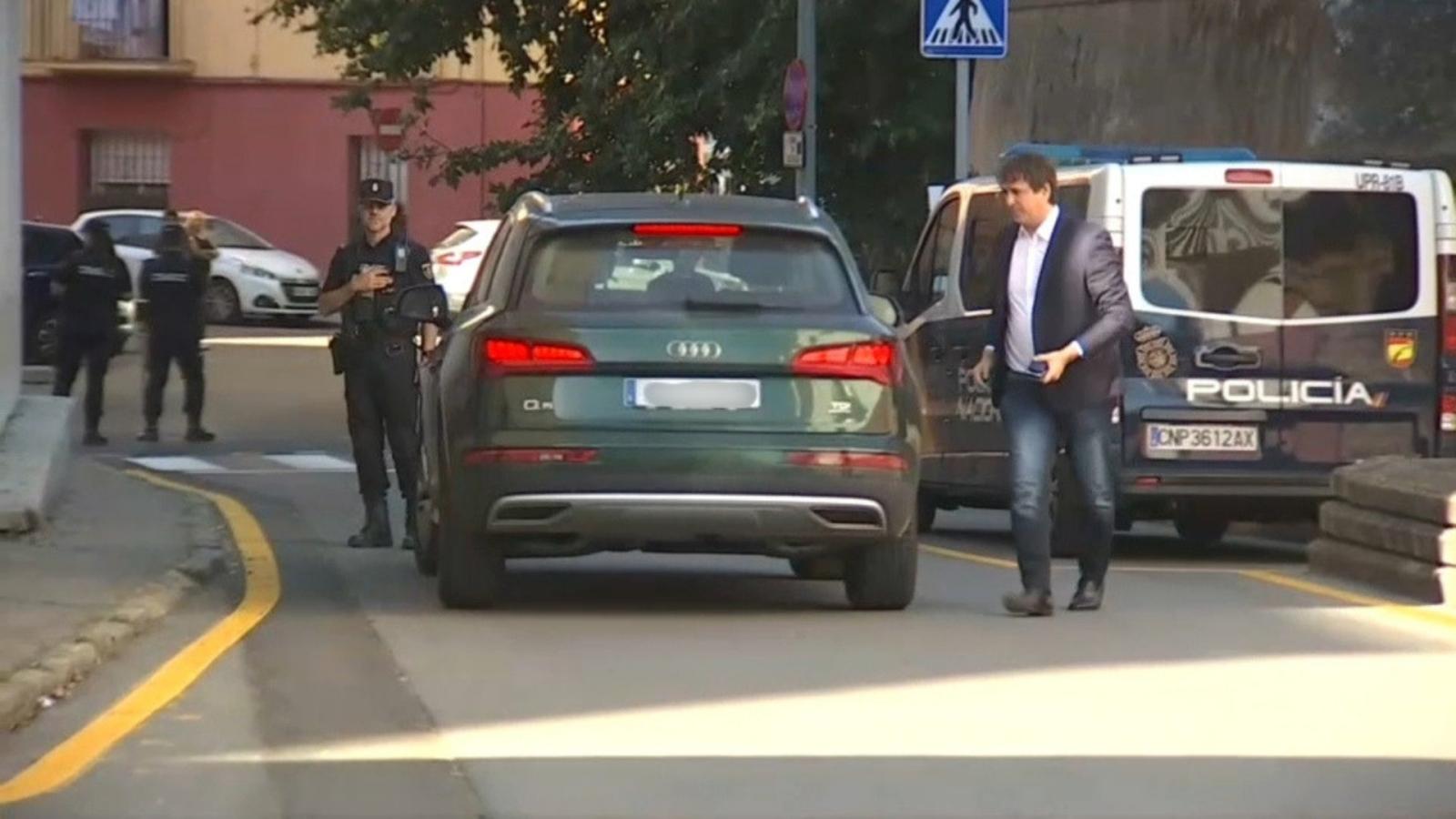 David Sánchez Pérez-Castejón llega a la Audiencia Provincial
