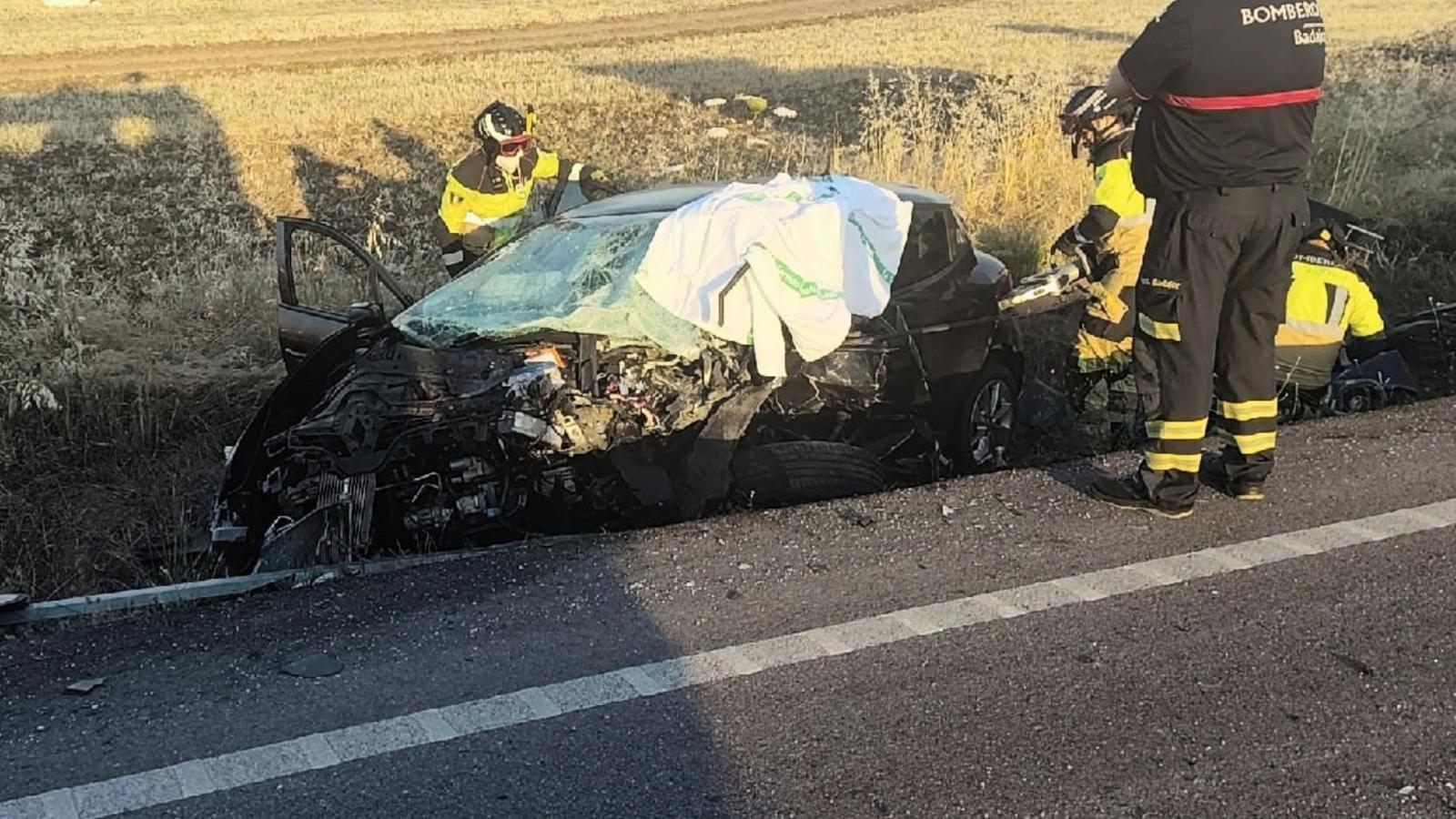 Accidente de tráfico en la BA-020