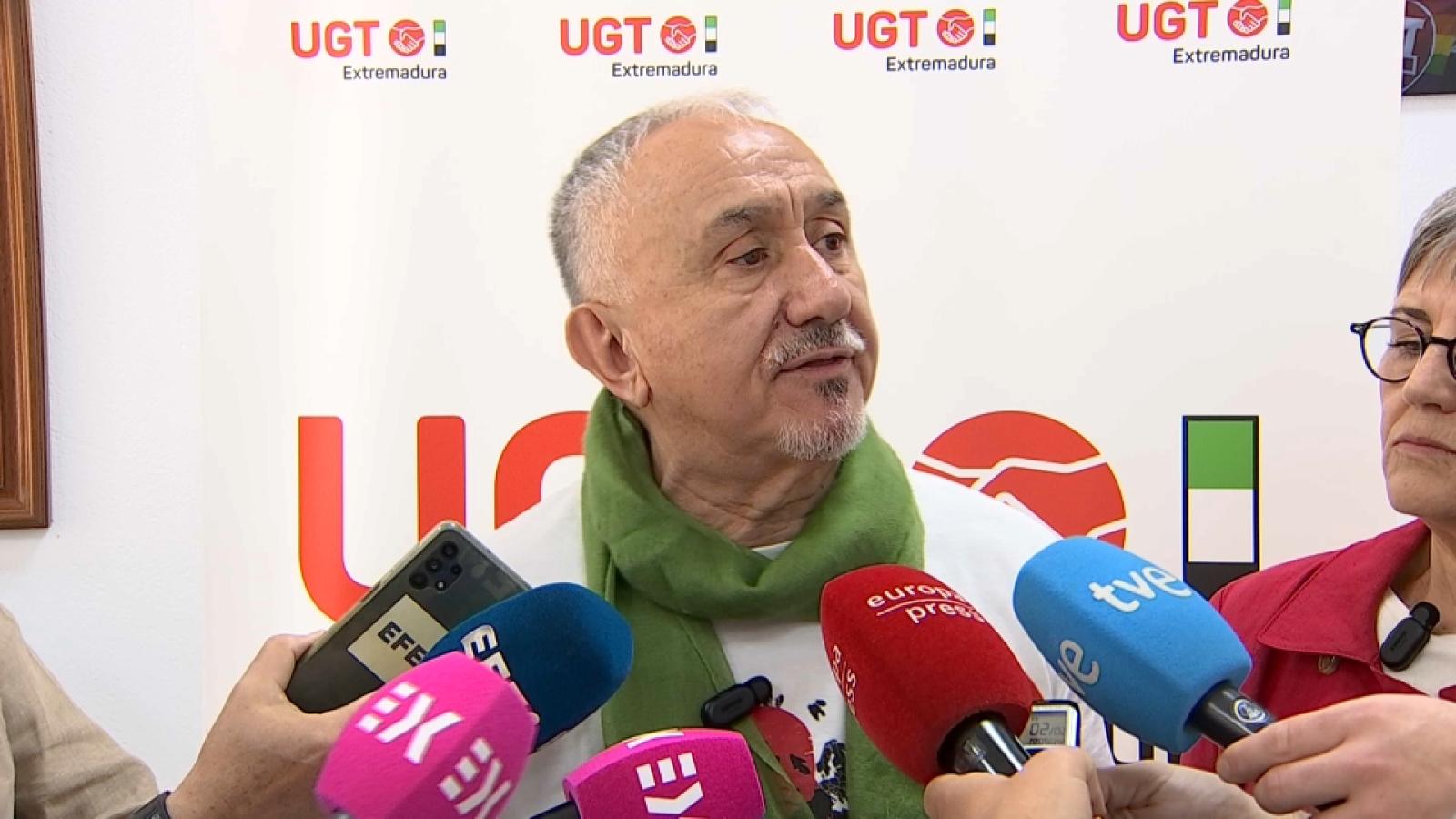 Pepe Álvarez, secretario general de UGT