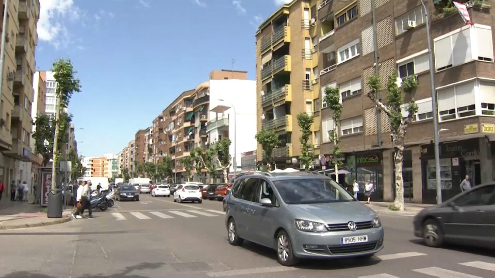 Avenida Ricardo Carapeto, en Badajoz