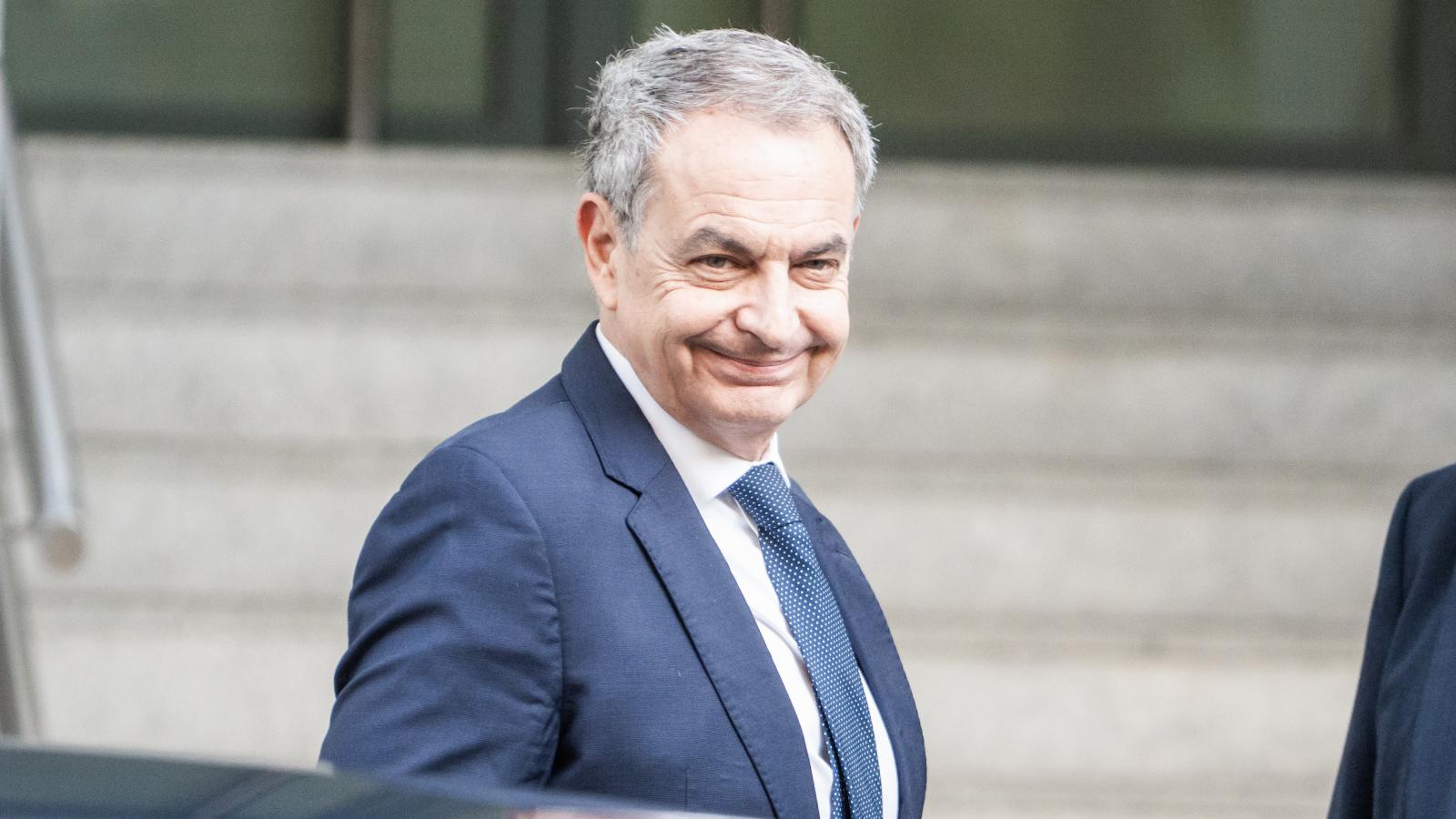 El expresidente del Gobierno José Luis Rodríguez Zapatero a su llegada a la Audiencia Nacional, a 17 de junio de 2026, en Madrid