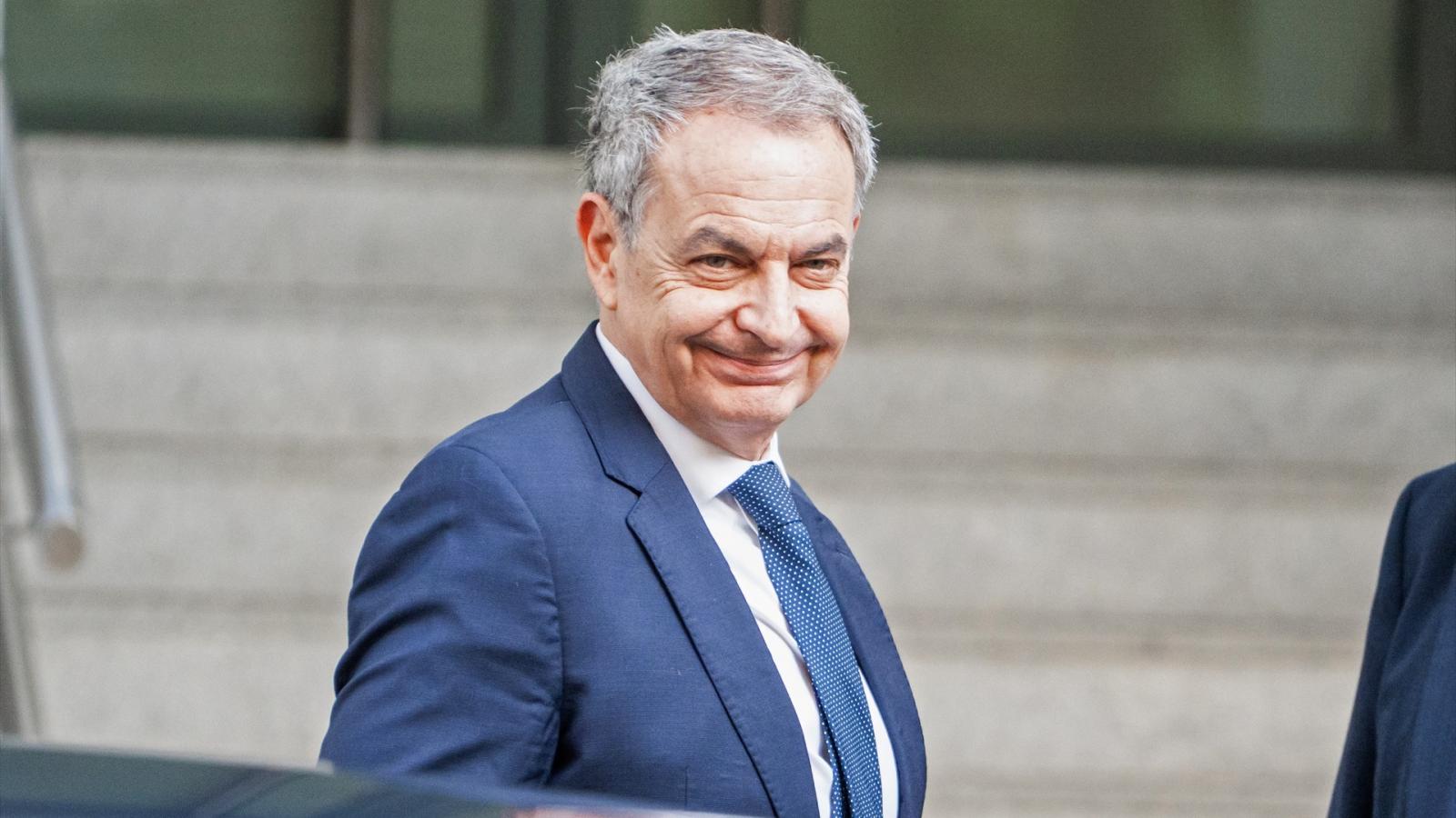 El expresidente del Gobierno José Luis Rodríguez Zapatero 