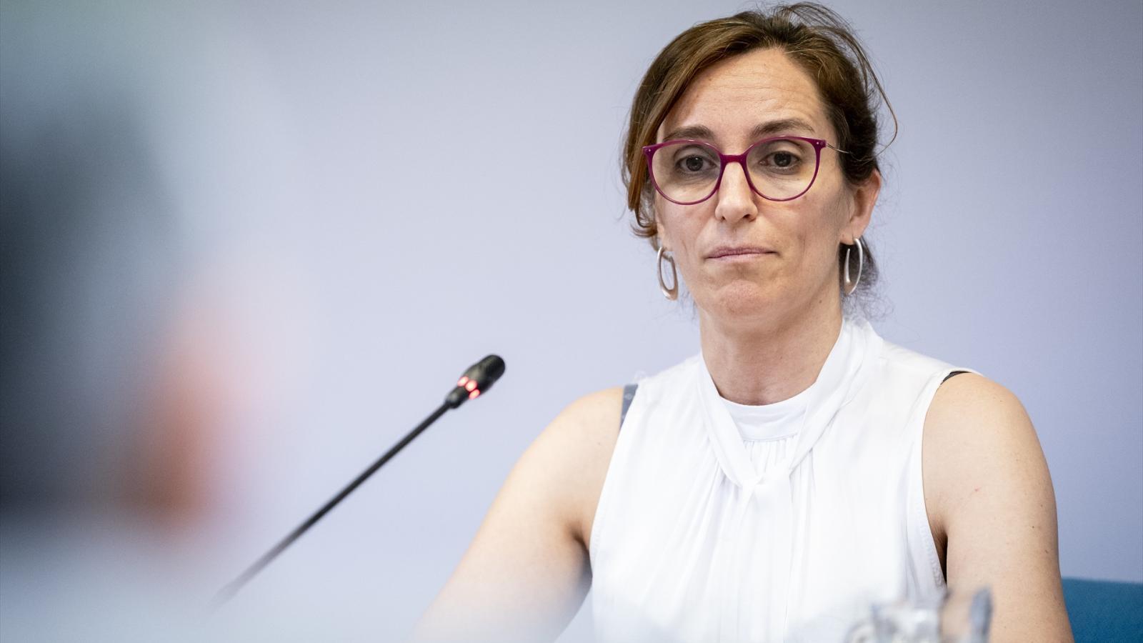 La ministra de Sanidad, Mónica García