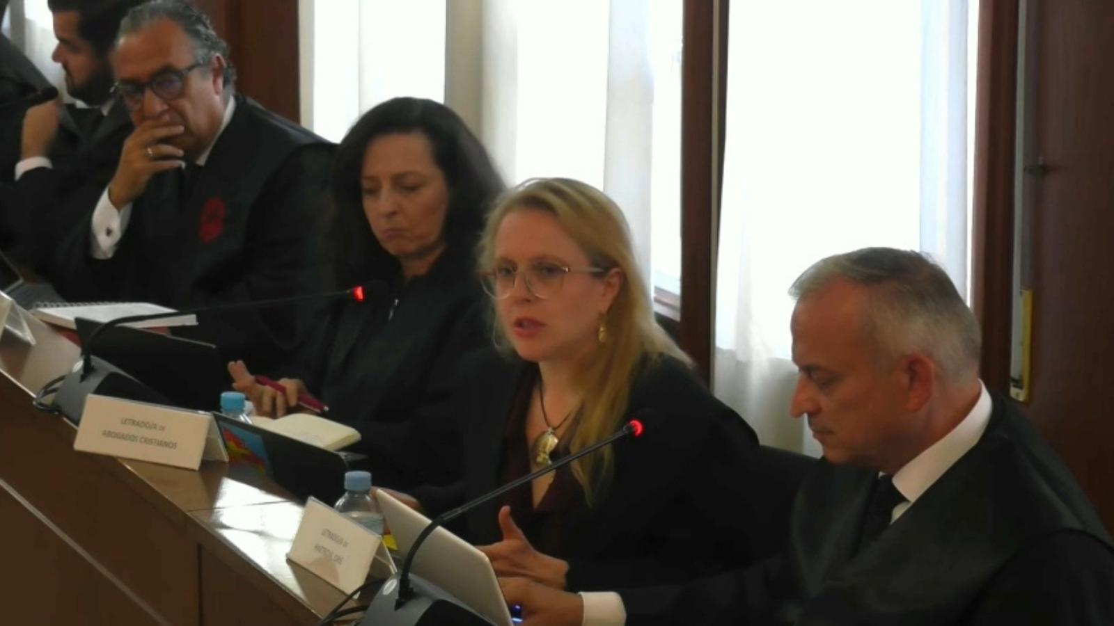 Abogados Cristianos su presidenta y abogada, Polonia Castellanos 