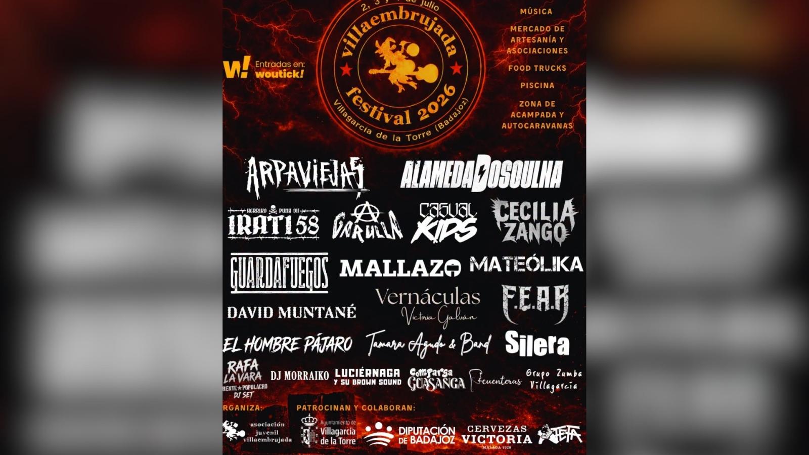 Villagarcía acoge el Villaembrujada Festival 2026