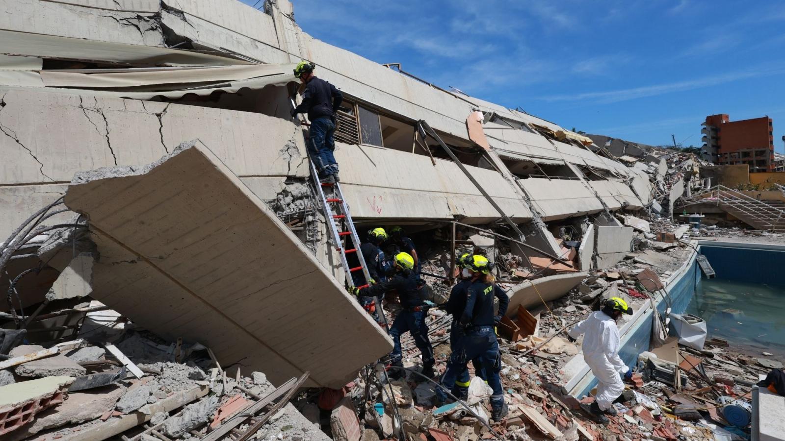 Trabajos de rescate en Venezuela