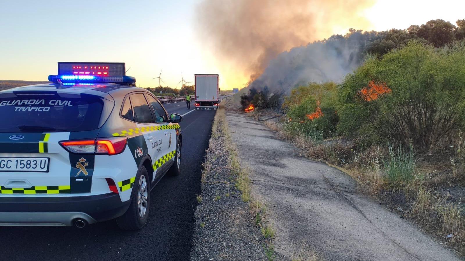 Incendio en Cañaveral