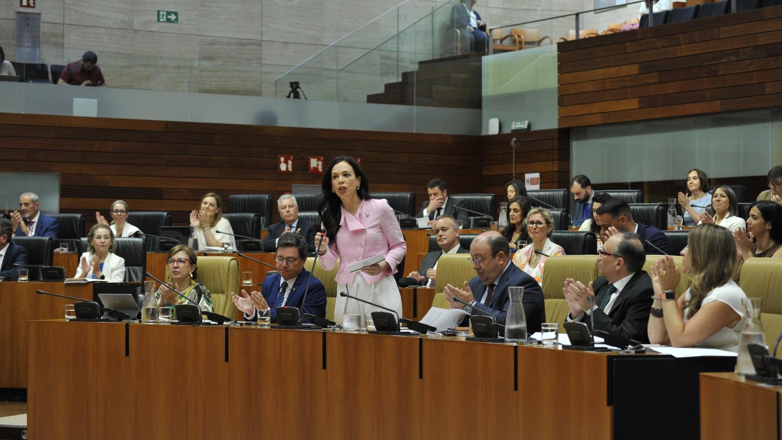 Sara García Espalda, consejera de Salud de la Junta de Extremadura