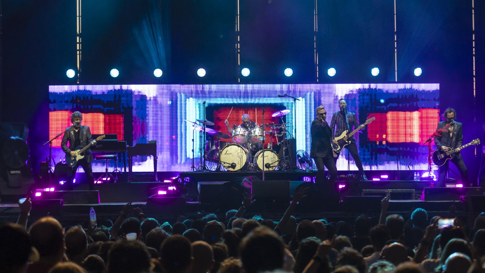 Actuación de Loquillo en el Alcazaba Festival
