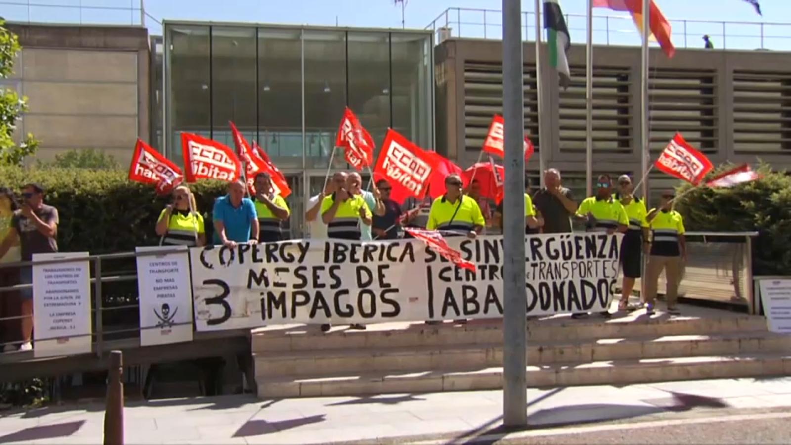 Protesta de Comisiones Obreras en una imagen de archivo