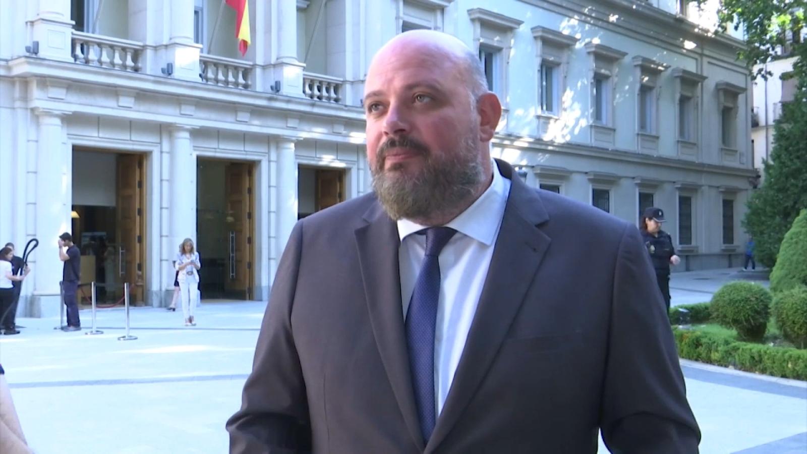 Manuel Naharro, presidente de la Asamblea de Extremadura