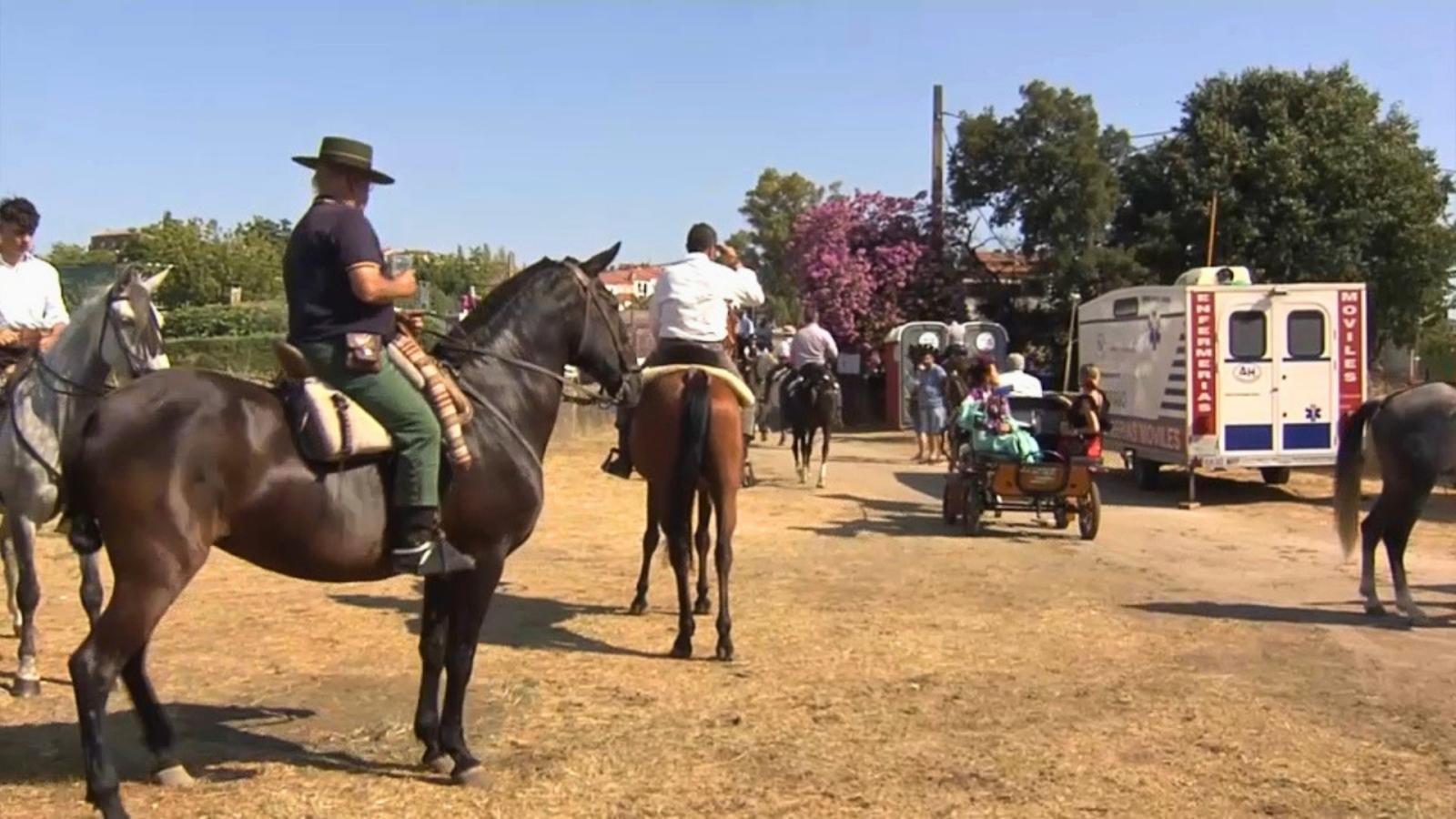 Paseo a caballo y de enganches. Malpartida de Plasencia