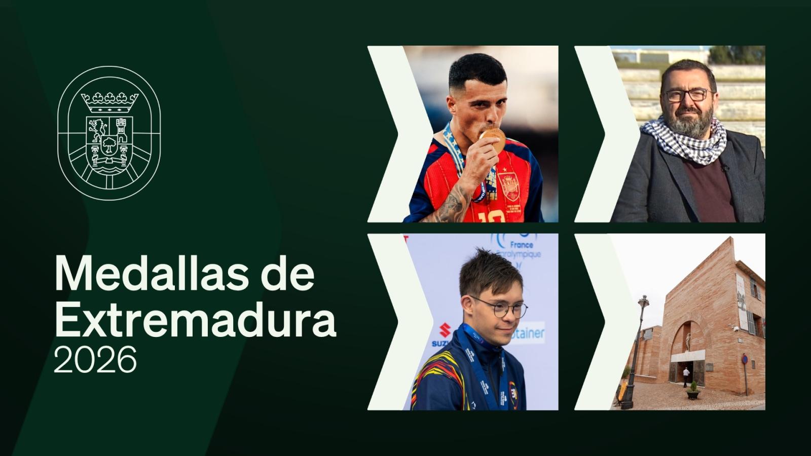Medallas de Extremadura 2026