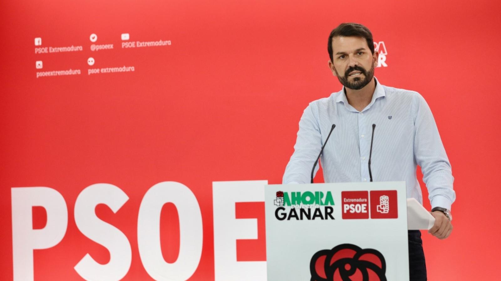 Álvaro Sánchez Cotrina. Secretario General del Psoe en Extremadura